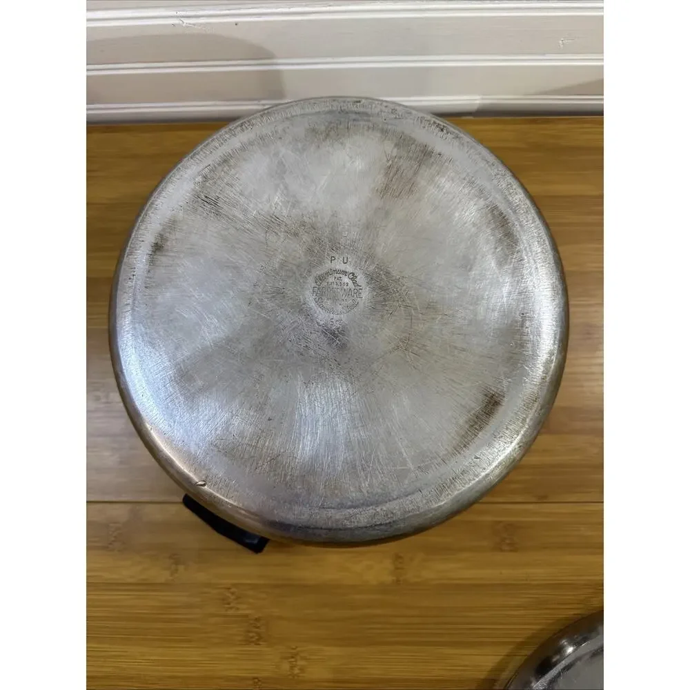 Vintage Farberware 6 Qt Stock Pot Lid Bronx NY USA Stainless Steel Aluminum Clad